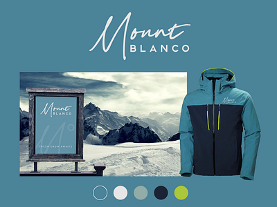 Daily Logo Challenge // #8 Ski Mountain - Mount Blanco