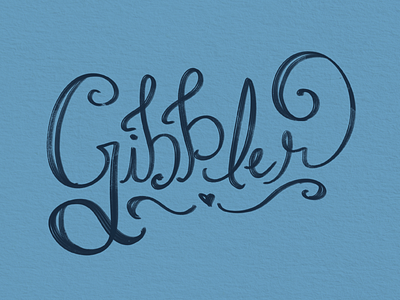 Daily Logo Challenge // #15 Handlettering - Gibbler