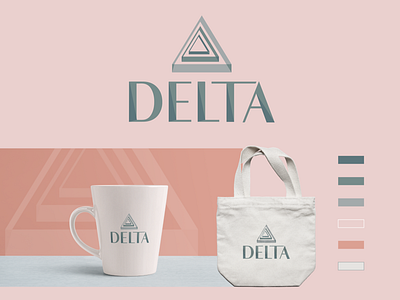 Daily Logo Challenge // #17 Geometric - Delta branding daily logo challenge delta geometric logo