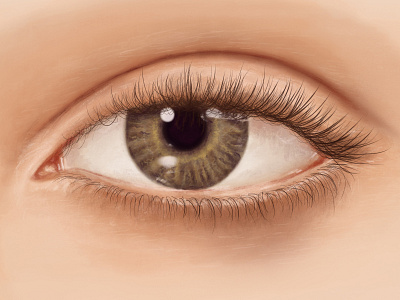 Eye – Digital Painting digital painting eye illustration procreate realism