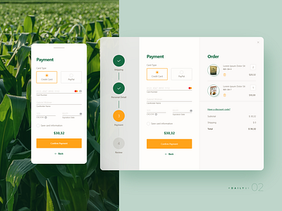 Credit Card Checkout - Daily UI #002