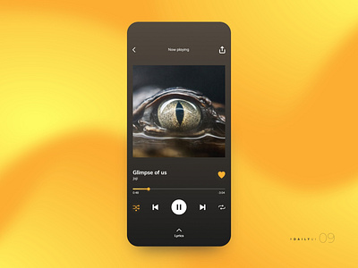 Music player - Daily UI #009