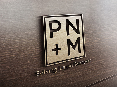 PNM Law Logo Design branding illustrator logo design photoshop tagline development