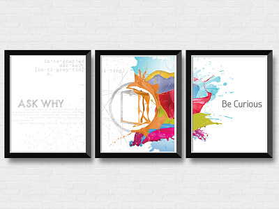 Left Brain Right Brain Poster creative direction photoshop poster design tryptic