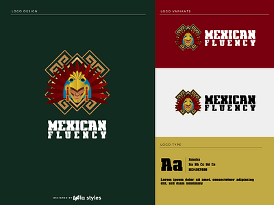 Mexican Fluency dog graphic design graphicdesign logo design logodesign logotype mexican warrior