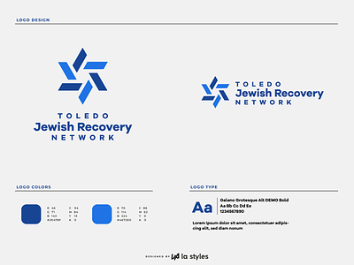 Toledo Jewish Recovery Network Logo design branding logo logo design logotype