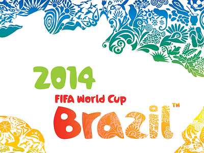 Official Fifa 2014 Worldcup Poster brasil brazil design fifa football official poster soccer worldcup