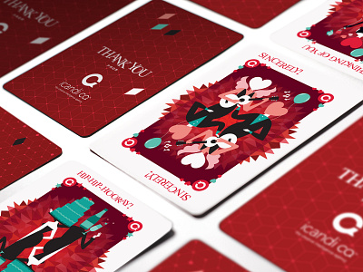 Cards design illustration