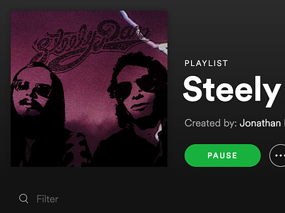 Steely Dan Discography Playlist Cover (Spotify)