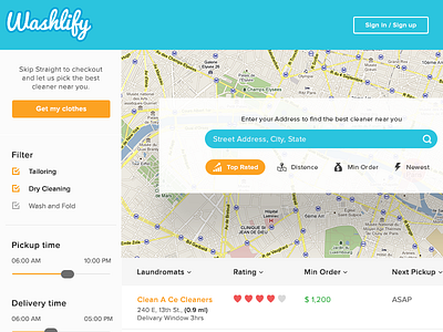 Washlify Web App