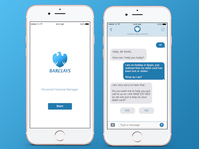 Barclays - AI Powered Personal Financial Manager (Brief) ai design fintech ui ux