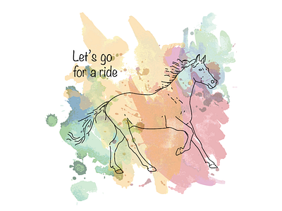 Lets Go For A Ride illustration