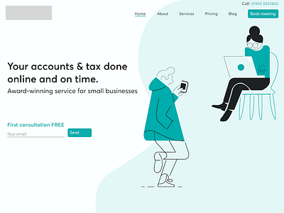 Ccloud - Making Tax Digital accounting fintech refreshed design tax