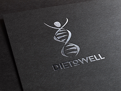 Dietowell Logo CloseUp branding business card design graphic design indesign logo photoshop
