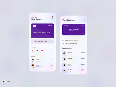 Banking App design concept bankingapp appdesign uiux