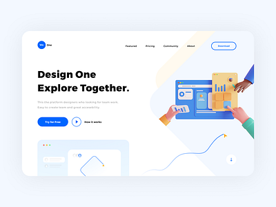 Teamwork landing page