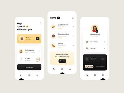 Food Delivery App app uiux clean delivery app design food app fooddelivery grocery app mobile app mobile ui mobile ux modern design popular top design trending ui ui uidesign uiux uiuxdesign uiuxdesigner userinterface