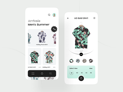 Lifestyle App Exploration appdesign clean clothingapp design ecommerce fashion figma lifestyle minimal mobile app popular shop store summer uidesign uiux userinterface uxdesign