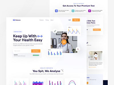 Health Care Landing Page