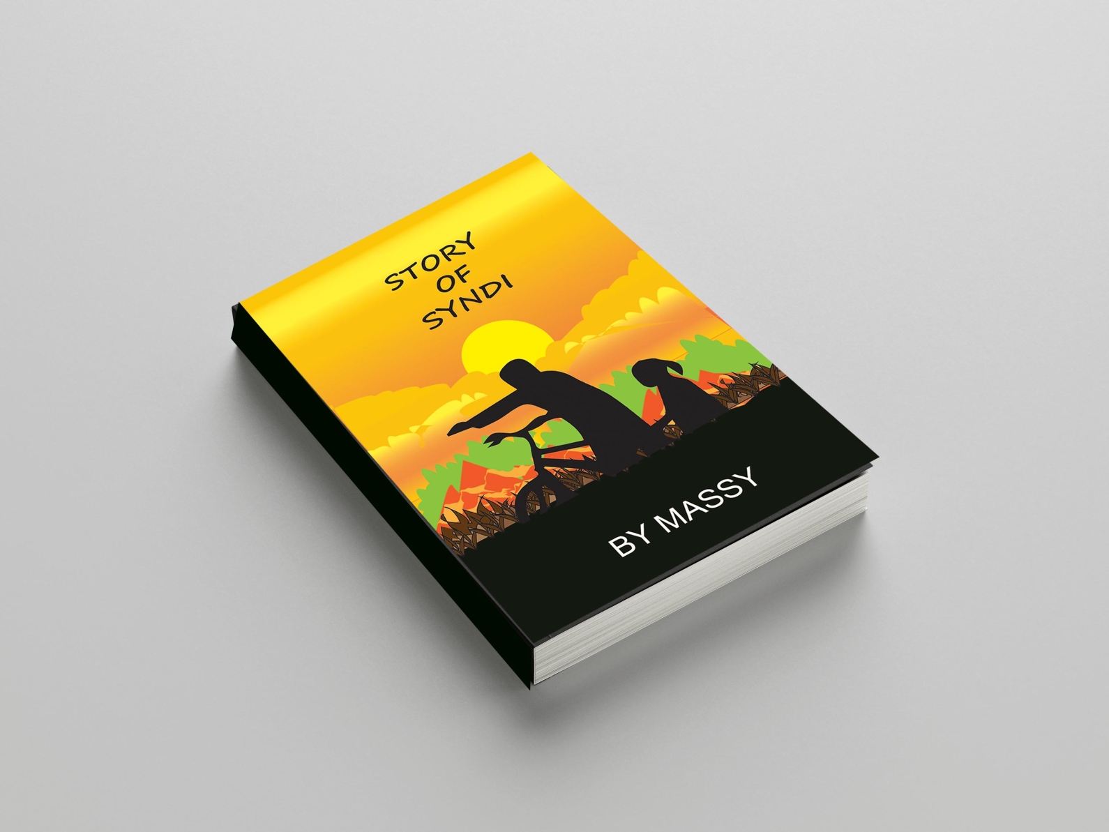 Illustrative Book Cover Design by Komal Saeed on Dribbble