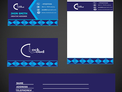 CORPORATE IDENTITY branding business card envelope letterhead