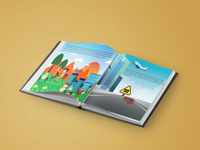 illustrate children book and cover design