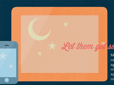 Tip of the Week illustration moon night stars vector wisdom script