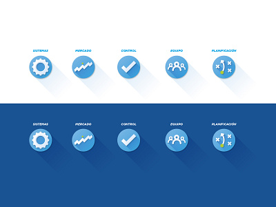 Impulso Identity flat icons