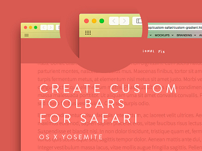 Custom Safari Toolbars