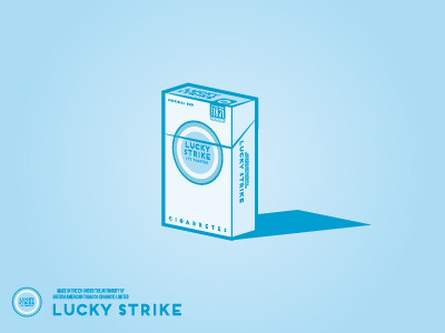 Lucky Strike Packaging cigar cigarettes design illustration lucky strike packaging tobacco vintage