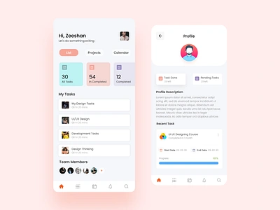 Task Management android app design app app design app ui app ui ux application design appuiux design ios app task management task management app ui