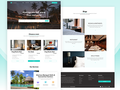 Hotel Booking Website booking website design hotwl website landing page ui ui ui ux uidesign website ui design website ui ux website uiux