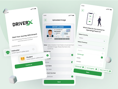 DriverX UIUX Design