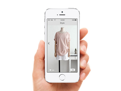 Concept Fashion blog App framerjs interaction iphone mobile prototype ui