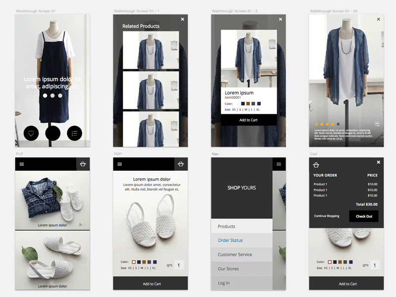 Concept Fashion Shopping App