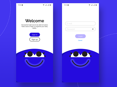 app welcome page