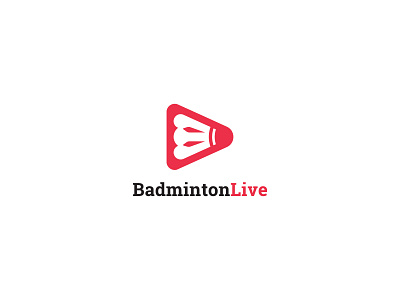 Badminton Live Logo badminton live livestream logo logodesign