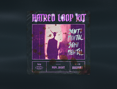 HATRED LOOP KIT banner design graphic design poster