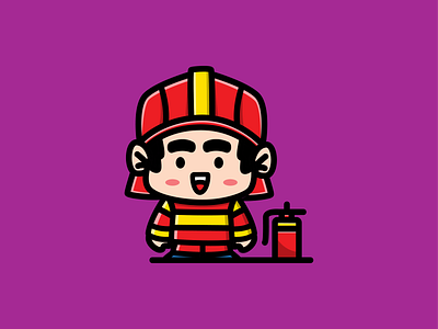 Chibi firefighter