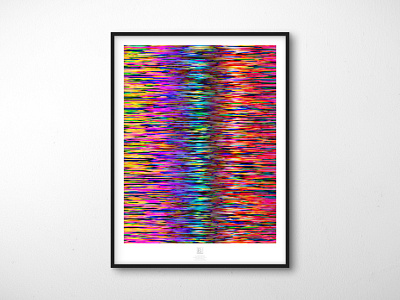 Randomization Poster Series - 04 // Diffraction abstract abstract poster adobe illustrator blend mode decoration extension geometric illustrator mockup poster design wall art