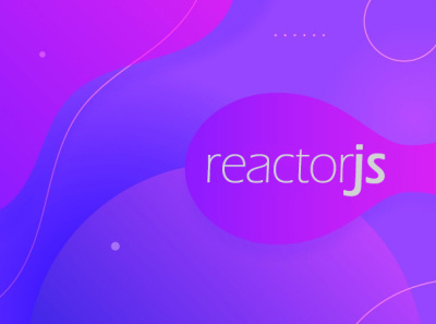 Reactor JS app branding css design framework graphicdesign javascript vector web