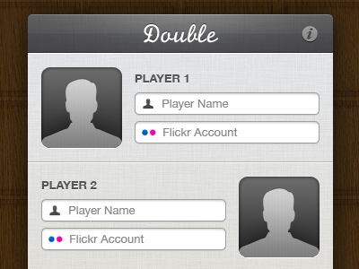 Doubles - Main Window double doubles fields flickr game input interface ipad ui