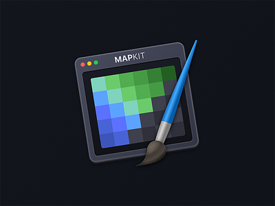 Mapkit - App icon dark editor games icon macos