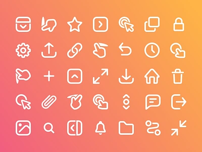 Prott 2 - Icon set branding documentation guide icons icons set