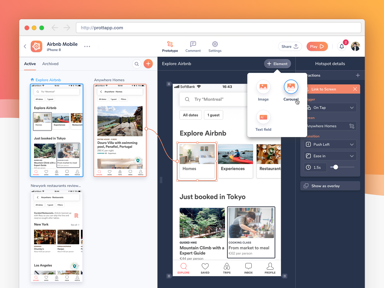 Prott 2 - Prototyping by Bert Timmermans on Dribbble