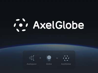 AxelGlobe - Logo icon logo logo mark orbit space