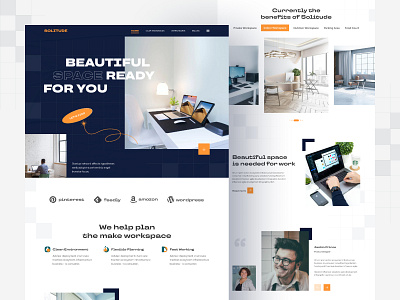 Co-working Space Landing page