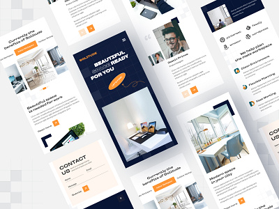 Solitude- Mobile Responsive app app design design landing page minimal mobile app mobile responsive popular shot responsive shopify studio trend ui ui design uiux ux web web page website workspace