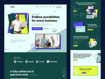 Twave Website Design agency website best design business business website colorful design header home page landing page landing page design minimal payment popular design ui uiux ux web web design website website ui