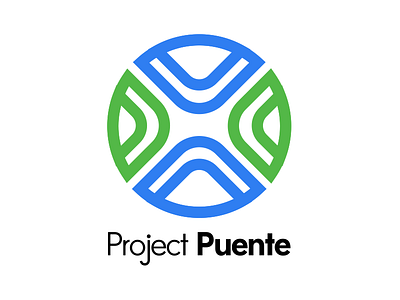 Project Puente brand bridge illustration jews latinos logo logo design